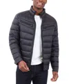 Michael Kors Men's Quilted Full-zip Puffer Jacket In Black