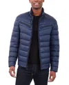 Michael Kors Men's Quilted Full-zip Puffer Jacket In Midnight Navy