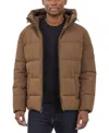 Michael Kors Men's Quilted Hooded Puffer Jacket In Mocha