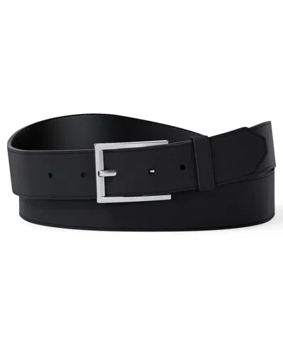 Michael Kors Men's Rectangular Dress Belt In Black