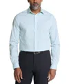 Michael Kors Men's Regular Fit Comfort Stretch Dress Shirt In Jade Multi