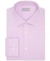Michael Kors Men's Regular Fit Comfort Stretch Dress Shirt In Pink