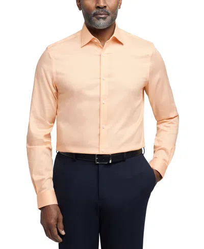 Michael Kors Men's Regular Fit Comfort Stretch Dress Shirt In Green