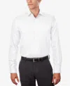 Michael Kors Men's Regular Fit Airsoft Non-iron Performance Dress Shirt In White