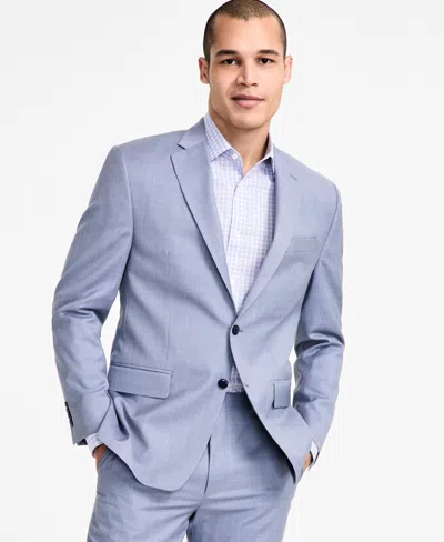 Michael Kors Men's Classic Fit Wool Blend Suit Jacket In Light Blue
