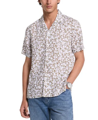 Michael Kors Men's Relaxed-fit Floral Shirt
