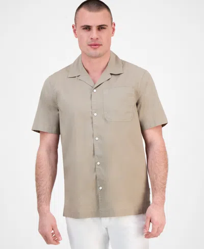 Michael Kors Men's Relaxed-fit Solid Shirt