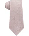 Michael Kors Men's Rich Texture Paisley Silk Tie In Taupe