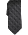 Michael Kors Men's Saige Check Classic Tie In Black