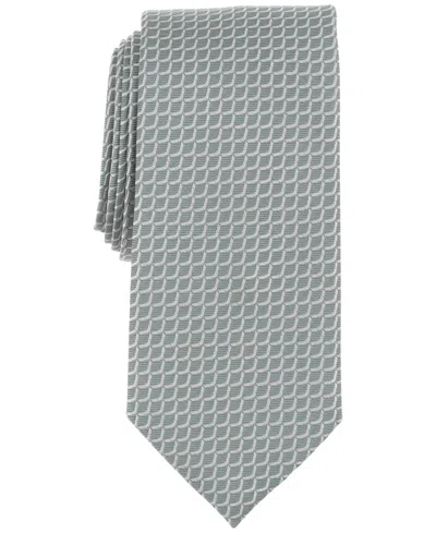 Michael Kors Men's Sandler Geo-pattern Tie In Pine