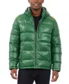 Michael Kors Men's Shine Puffer Jacket In Moss Green