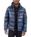Michael Kors Men's Shine Puffer Jacket In Navy Camo