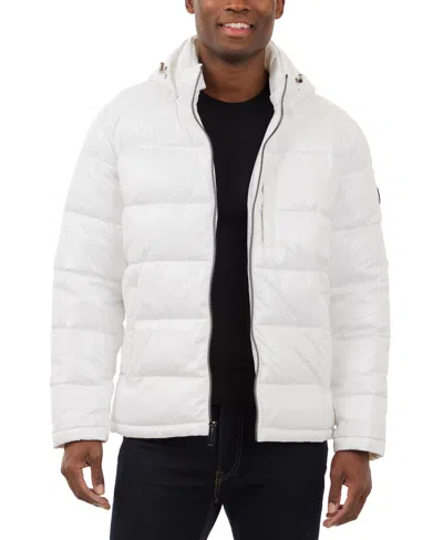 Michael Kors Men's Shine Puffer Jacket In White
