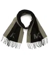 Michael Kors Men's Side Stripe Yarn Dye Scarf In Neutral