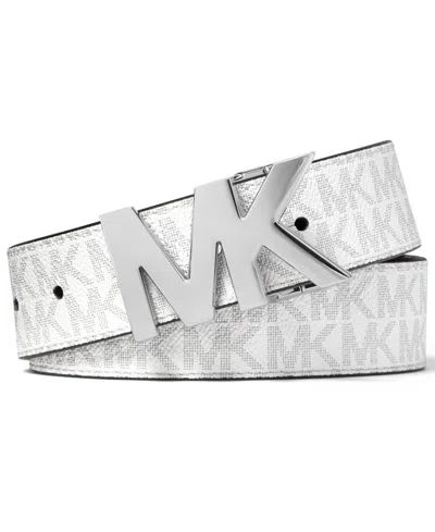 Michael Kors Men's Signature Reversible Logo Buckle Belt