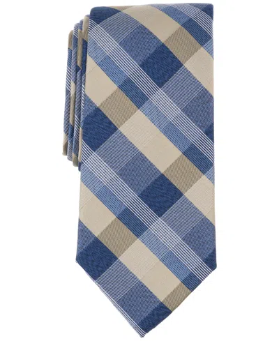 Michael Kors Men's Sikora Plaid Tie In Navy
