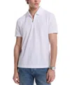 Michael Kors Men's Sleek Regular-fit 1/4-zip Pique Polo Shirt In White