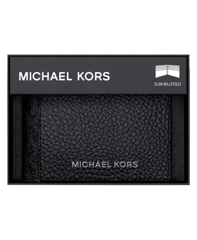 Michael Kors Men's Slim Billfold Wallet In Black
