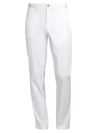 Michael Kors Men's Slim-fit Chino Trousers In White