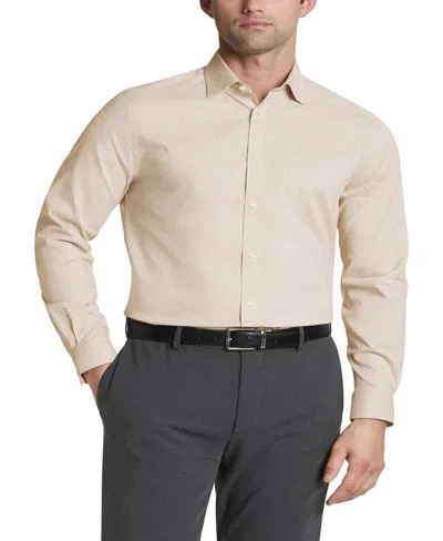 Michael Kors Men's Slim Fit Dress Shirt In Brown