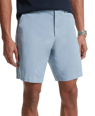 Michael Kors Men's Slim Fit Stretch 9" Shorts In Chambray