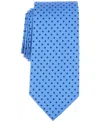 Michael Kors Men's Solana Diamond-pattern Tie In Blue