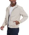 Michael Kors Men's Solid-color Stand-collar Hipster Jacket In Dune