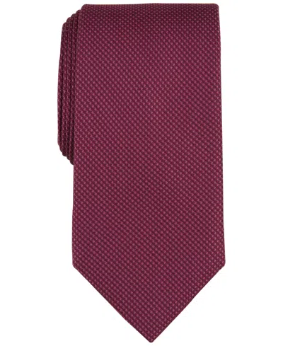 Michael Kors Men's Sorrento Solid Tie In Burgundy