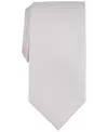 Shop Michael Kors Men's Sorrento Solid Tie In Grey