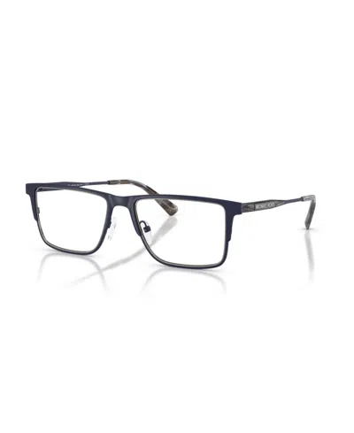 Michael Kors Men's Square Hidden Hills Eyeglasses, Mk3097 In Blue