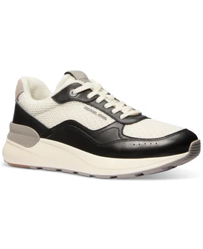 Michael Kors Men's Trevor Lace-up Trainer Sneakers In Black Multi