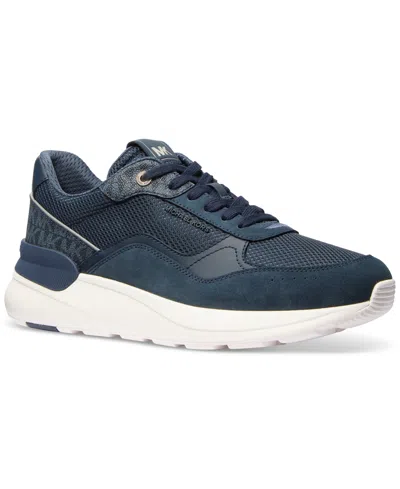 Michael Kors Men's Trevor Trainer Sneakers In Admiral