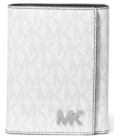 Michael Kors Men's Trifold Wallet In White