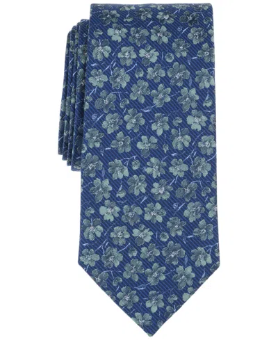 Michael Kors Men's Walker Floral Tie In Green