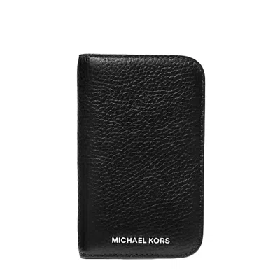 MICHAEL KORS MEN'S WALLET MICHAEL KORS - SNAP CC WALLET - BLACK