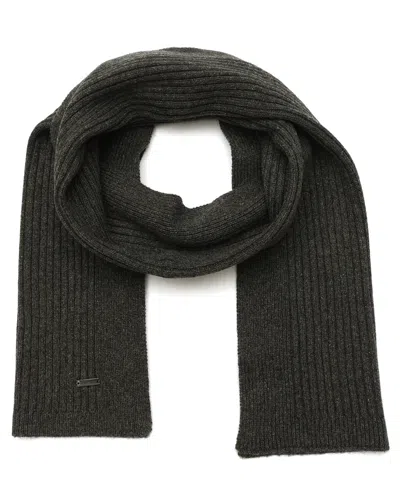 Michael Kors Men's Wide Center Rib Scarf In Gray
