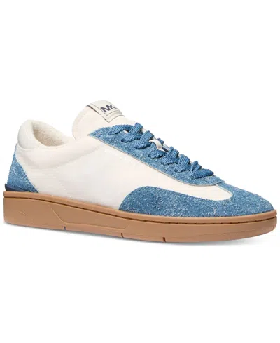 Michael Kors Men's Wilton Low-top Sneaker In Dark Chambray Multi