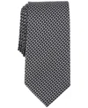 Michael Kors Men's Woven Neat Tie In Charcoal