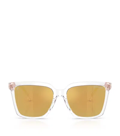 Michael Kors Menaggio Square Sunglasses In Clear