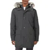 Michael Kors Mens 2-in-1 Polyester Parka Coat In Black