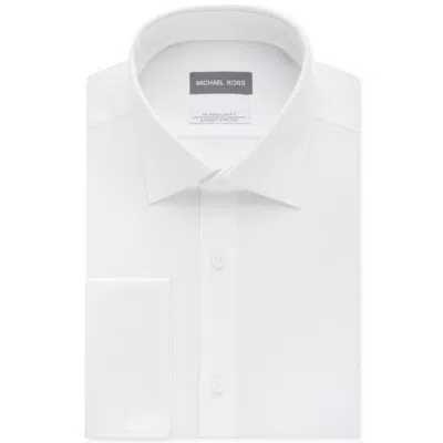 Michael Kors Mens Collar Cotton Button-down Shirt In White