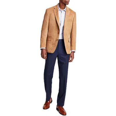 Michael Kors Mens Collar Faux Suede Sportcoat In Neutral