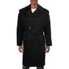 Michael Kors Mens Double-breasted Polyester Trench Coat