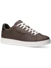 Michael Kors Keating Lace Up Trainers In Brown