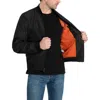 Michael Kors Mens Lightweight Cold Weather Bomber Jacket In Black