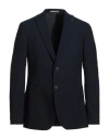 Michael Kors Mens Man Blazer Midnight Blue Size 46 Polyester, Wool, Elastane In Blue