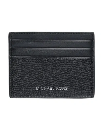 Michael Kors Mens Man Cardholder Black Size - Leather