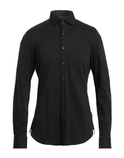 Michael Kors Mens Man Shirt Charcoal Size 17 ½ Cotton In Black