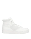 Michael Kors Mens Man Sneakers White Size 9 Leather In White
