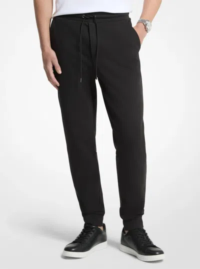 Michael Kors Mens Michael Kors Cotton Blend Joggers In Black